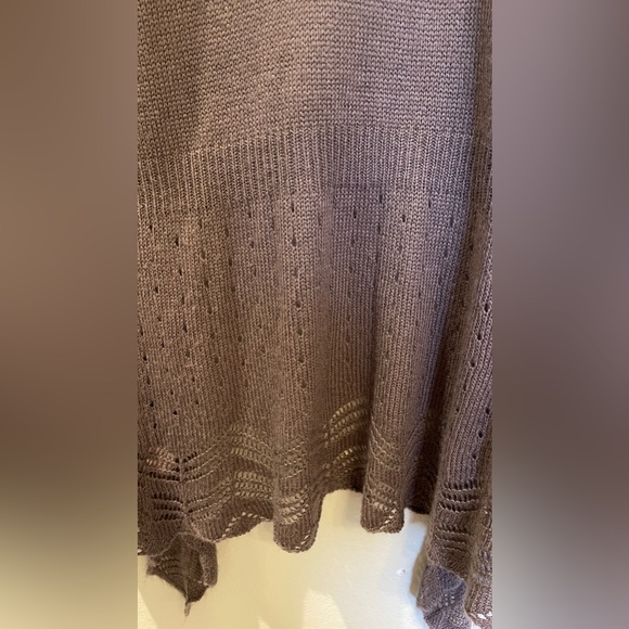 Decree Waterfall Cardigan Sweater Trumpet Sleeve L - Picture 16 of 16